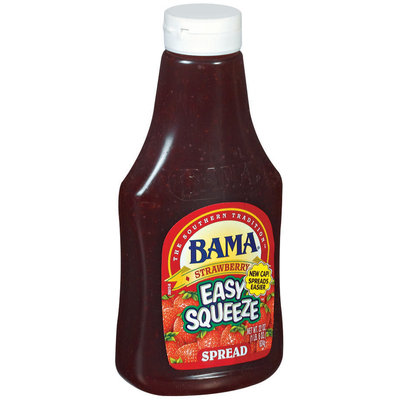 Bama Spreads Strawberry Easy Squeeze, Modified 6/30/07 Spread 22 Oz Squeeze Bottle