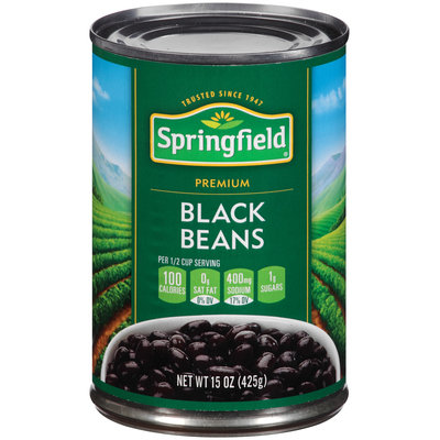 Springfield® Premium Black Beans 15 oz. Can