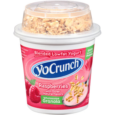 YoCrunch® Raspberries Lowfat Yogurt with Granola 6 oz. Cup