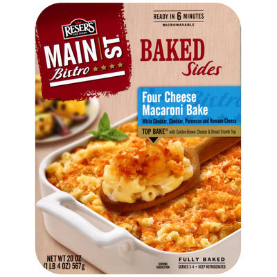 Reser's Fine Foods® Main St. Bistro® Four Cheese Macaroni Bake Baked Sides 20 oz. Tray