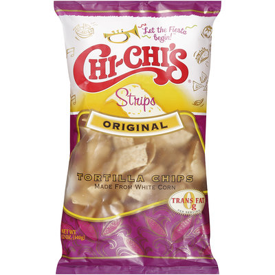 Chi-Chi's® Strips Original White Corn Flour Tortilla Chips 11 oz. Bag