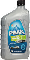 Peak® SAE 0W-20 Full Synthetic Motor Oil 1 qt. Bottle