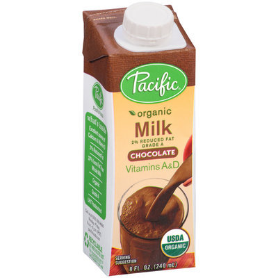 Pacific Chocolate 2% Reduced Fat Organic Milk