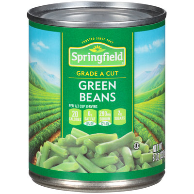 Springfield® Cut Green Beans 8 oz. Can