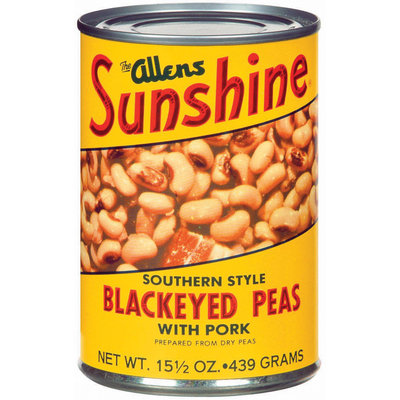 The Allens Sunshine W/Pork Blackeyed Peas 15.5 Oz Can