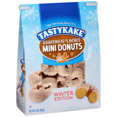 Tastykake® Winter Gingerbread Flavored Mini Donuts
