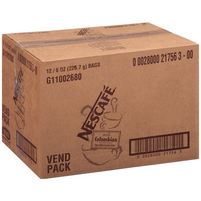 Nescafe 100% Colombian 100% Pure Coffee 8 oz. Bags