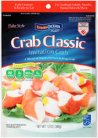 TransOcean® Products Crab Classic Flake Style Imitation Crab 12 oz. Bag