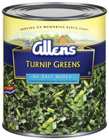 The Allens No Salt Added Turnip Greens 101 Oz Can