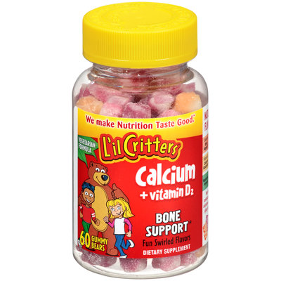 L'il Critters™ Calcium + Vitamin D2 Gummy Bears Dietary Supplement 60 ct Bottle