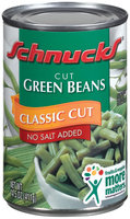 Schnucks Classic Cut No Sugar Added Cut Green Beans 14.5 Oz Can