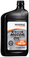 Generac® SAE 5W-30 Full Synthetic Motor Oil 1 qt. Bottle