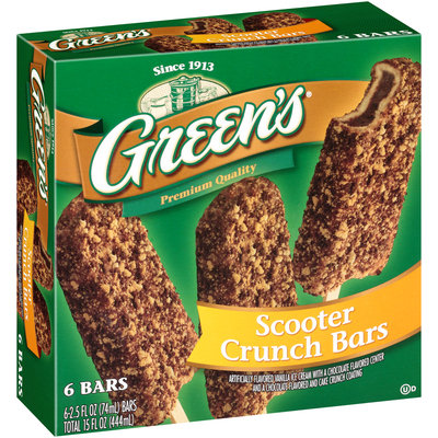 Green's® Scooter Crunch Bars 6-2.5 fl. oz. Bars