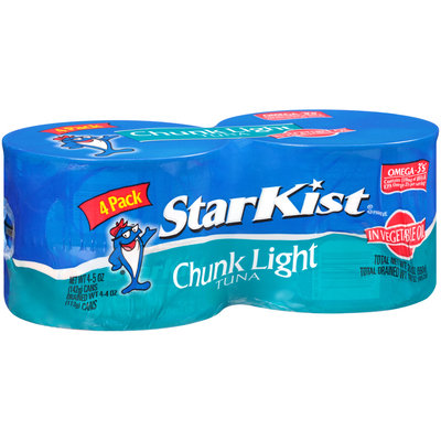 Starkist® Chunk Light Tuna in Vegetable Oil 4-5 oz. Cans