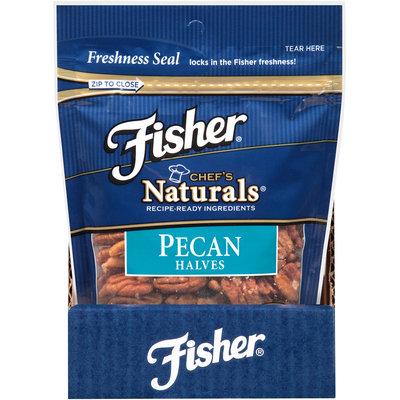 Fisher® Chef's Naturals® Pecan Halves 6 oz. Bag