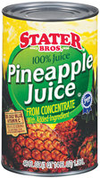 Stater Bros. Pineapple 100% Juice 46 Oz Can