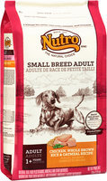 Nutro® Small Breed Adult Chicken, Whole Brown Rice & Oatmeal Recipe Dog Food 4 lb. Bag