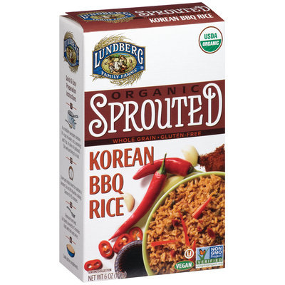 Lundberg Family Farms® Organic Sprouted Korean BBQ Rice 6 oz. Box