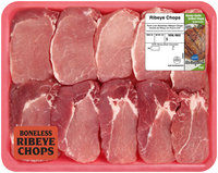 Farmland® Pork Loin Boneless Ribeye Chops Tray