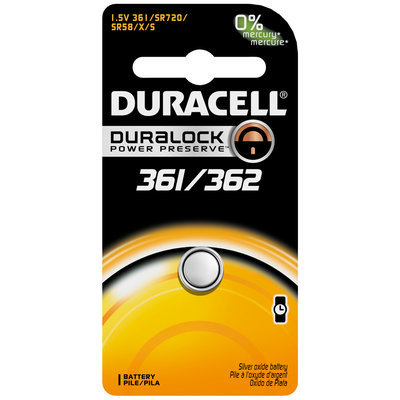 Duracell Coin Button 361/362 batteries 1 Count