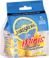 Jarlsberg® Lite Reduced Fat Swiss Cheese Minis 5-3.57 oz. Bag