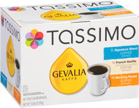 Tassimo Signature Blend/French Vanilla/Morning Roast Coffee T Discs Variety Pack 46 ct Box