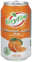 Veryfine Orange 100% Juice 11.5 Oz Pull-Top Can