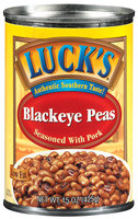 Lucks Seasoned W/Pork Blackeye Peas 15 Oz Can