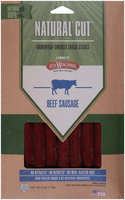 Old Wisconsin® Natural Cut™ Beef Sausage Hardwood-Smoked Snack Sticks 6 oz. Pack