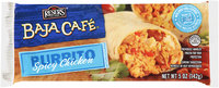 Baja Cafe® Spicy Chicken Burrito 5 oz.