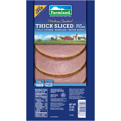 Farmland® Hickory Smoked Thick Sliced Ham Steaks 16 oz. Pack