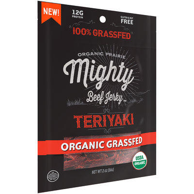 Organic Prairie® Organic Teriyaki Mighty Beef Jerky™ 2 oz.