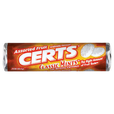 Certs Assorted Fruit Classic Mints