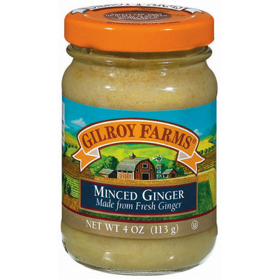Gilroy Farms Ginger Minced 4 Oz Jar