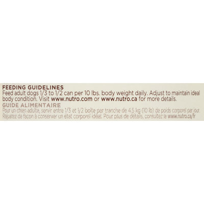 Nutro® Large Breed Senior Tender Chicken & Rice Recipe Chunks in Gravy Dog Food 12.5 oz. Can