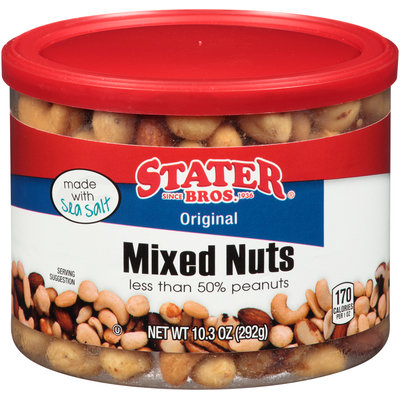 Stater Bros® Original Mixed Nuts 10.3 oz. Can