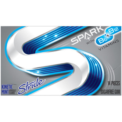 Stride Kinetic Mint Sugarfree Gum 14 Piece Pack