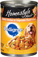 Pedigree® Homestyle Meals™ Hearty Chicken & Vegetable Flavor in Gravy Dog Food