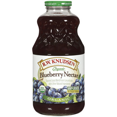 R.W. Knudsen Organic Blueberry Nectar Juice Blend 32 oz Bottle