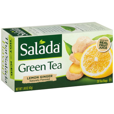 Salada® Lemon Ginger Green Tea Bags 1.48 oz. Box