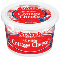 Stater Bros. 4% Milkfat Cottage Cheese 8 Oz Tub
