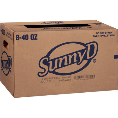 Sunny D® Orange Pineapple Citrus Punch 8-40 fl. oz. Bottles