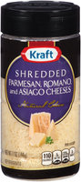 Kraft Shredded Parmesan, Romano & Asiago Cheeses 7 oz. Shaker