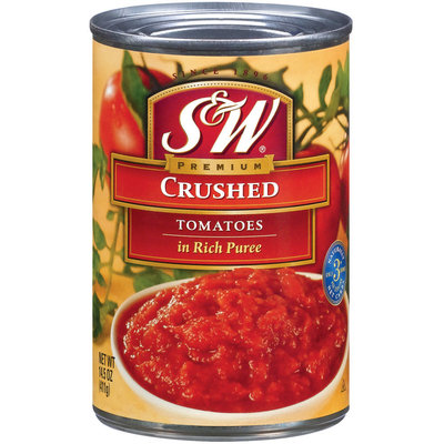 S&W® Crushed Tomatoes in Rich Puree 14.5 oz. Can