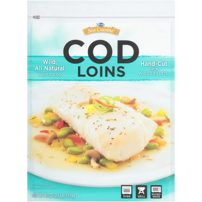 Sea Cuisine® Cod Loins 40 oz. Bag