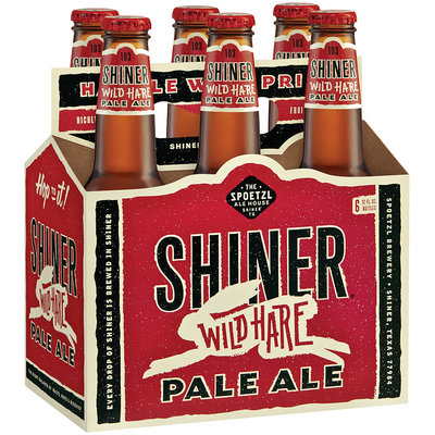 Shiner Anniversary 12 Oz Beer 6 Pk Glass Bottles