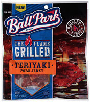 Ball Park® The Flame Grilled Teriyaki Pork Jerky 2.85 oz. Bag