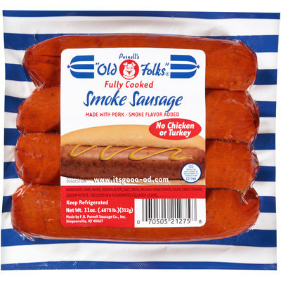 Purnell's Old Folks® Fully Cooked Smoke Sausage