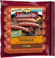 Johnsonville Beddar with Cheddar Smoked Sausage 28oz 12ct zip pkg (101766)