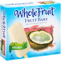 Whole Fruit® All Natural Coconut Fruit Bars 6 ct Box